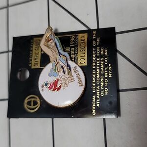 Olympic Games 1996 Atlanta Georgia Swimming Pin‎ - Vintage NWT